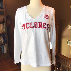 Iowa State v-neck top